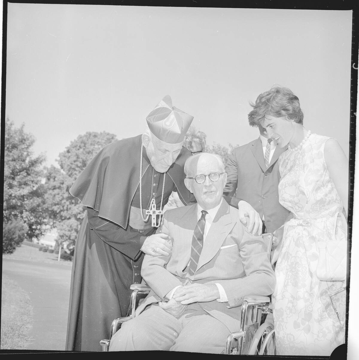 Cardinal Cushing and Joseph P. Kennedy