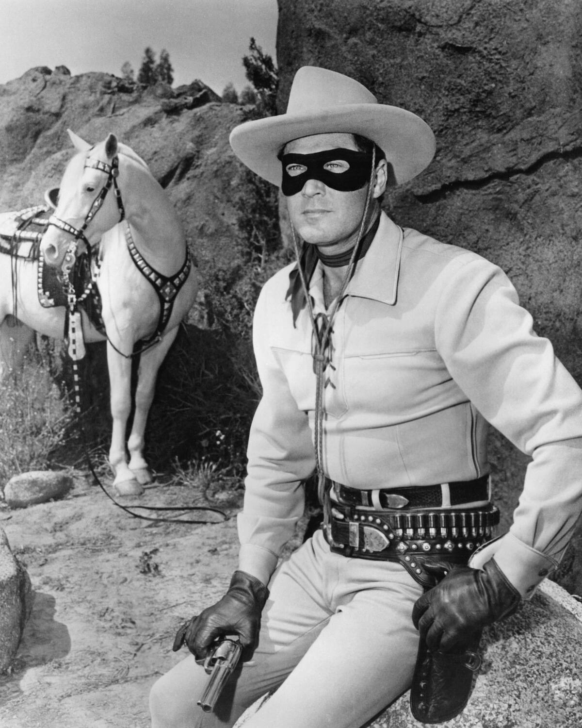 Clayton Moore As The Lone Ranger