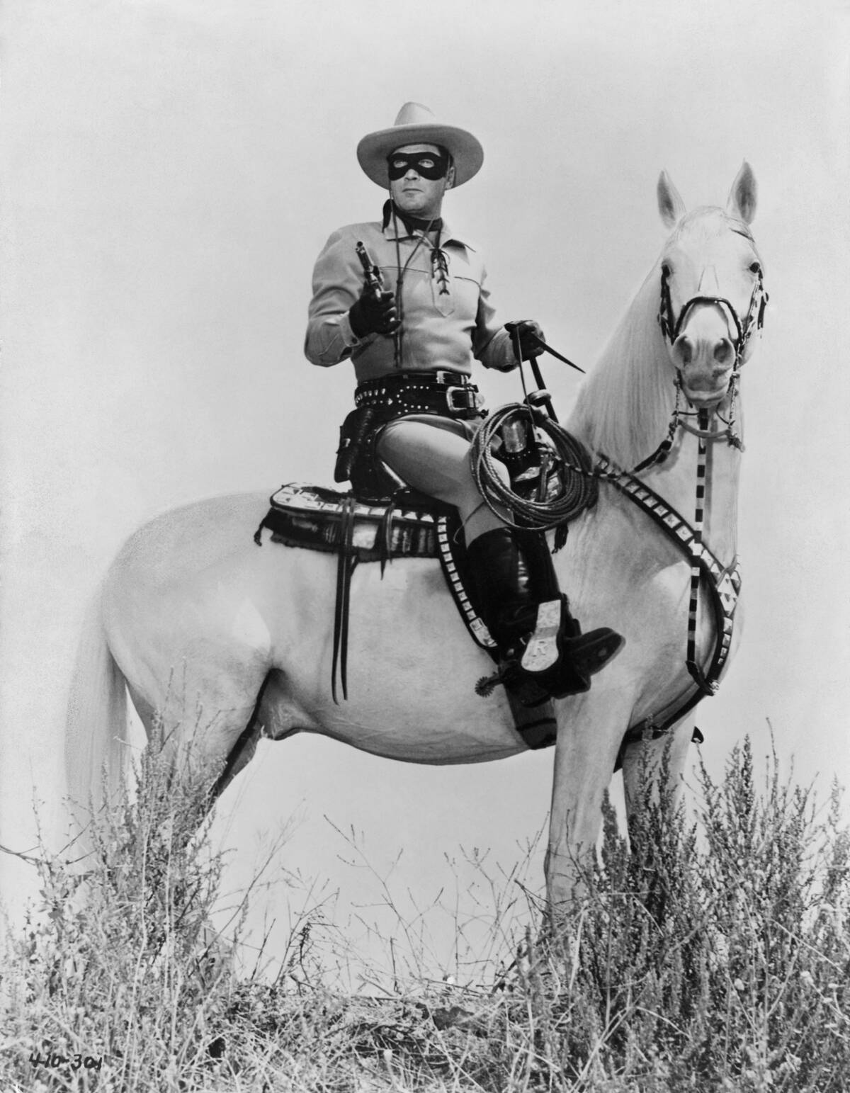 Clayton Moore in The Lone Ranger