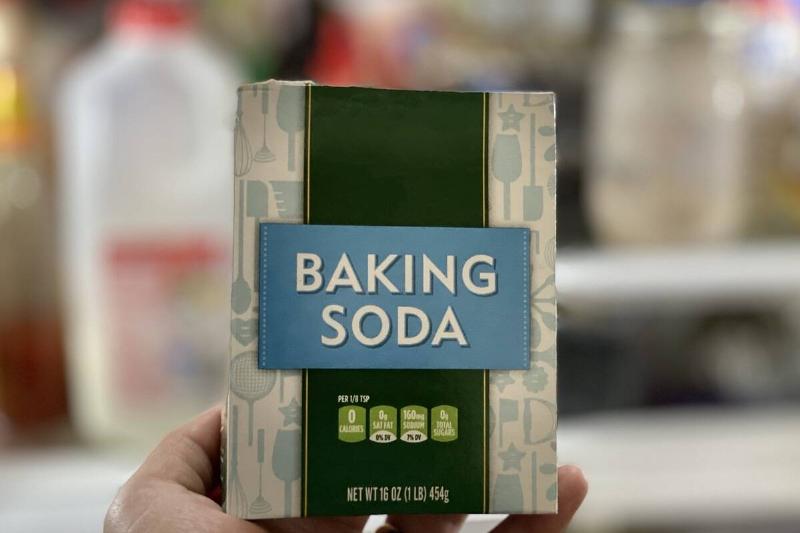 Box of baking soda. 