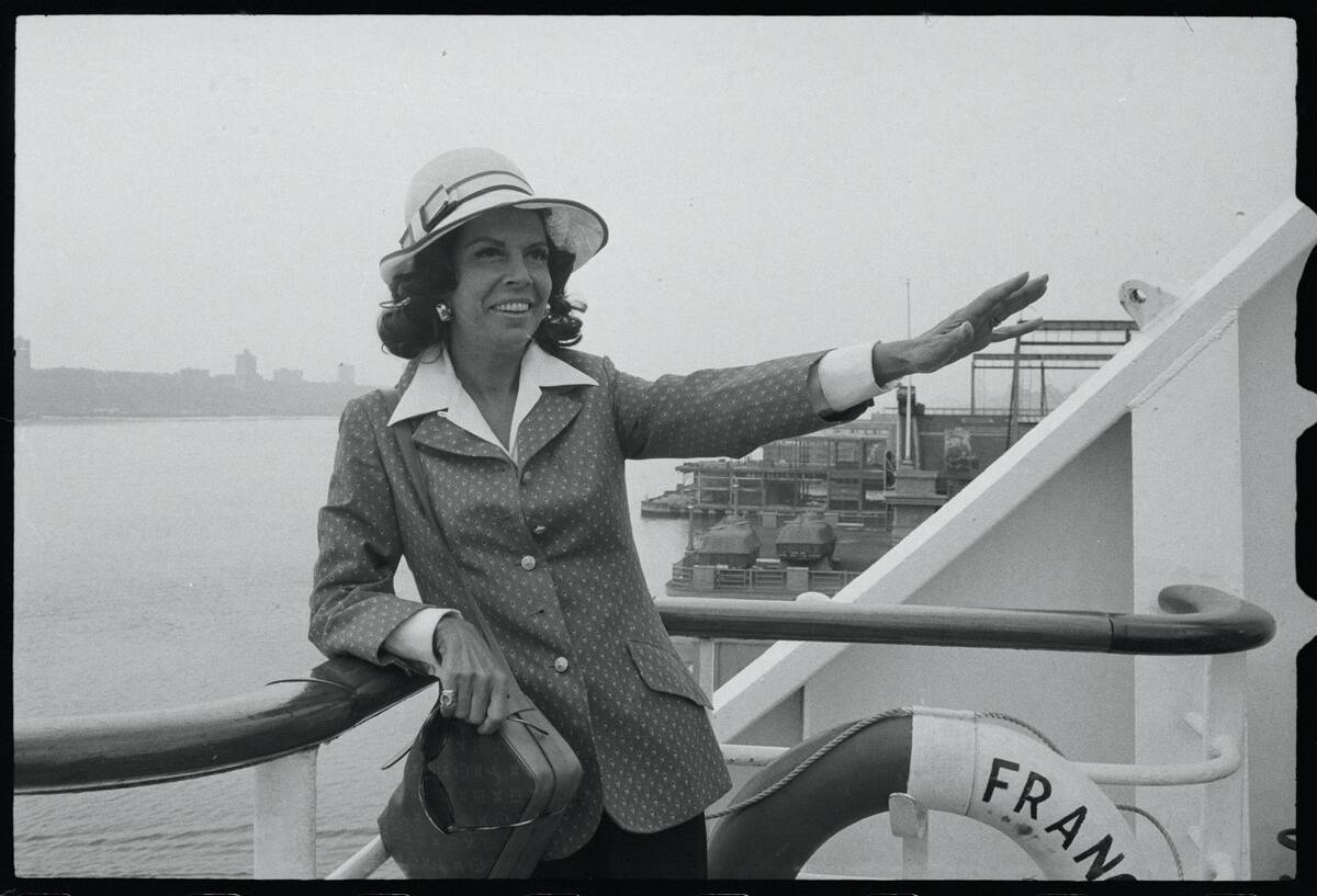 Jacqueline Susann Waving