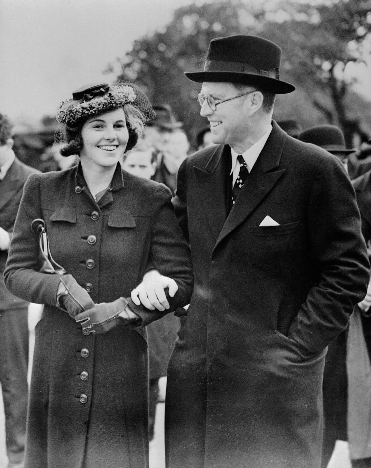 Joseph P. Kennedy With Daughter, Rosemary