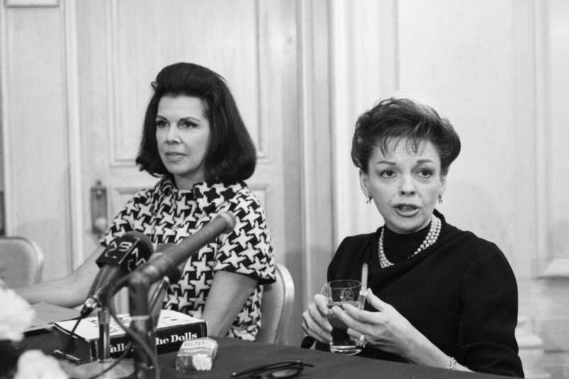Judy Garland and Jacqueline Susann