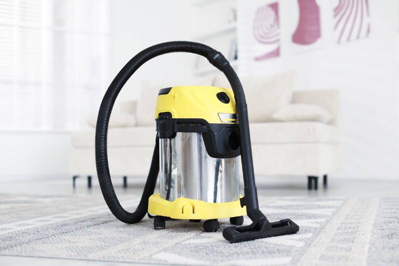 A small wet dry vacuum. 