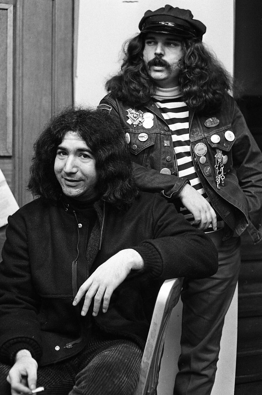 Nov. 11, 1966: Jerry Garcia and Ronald 