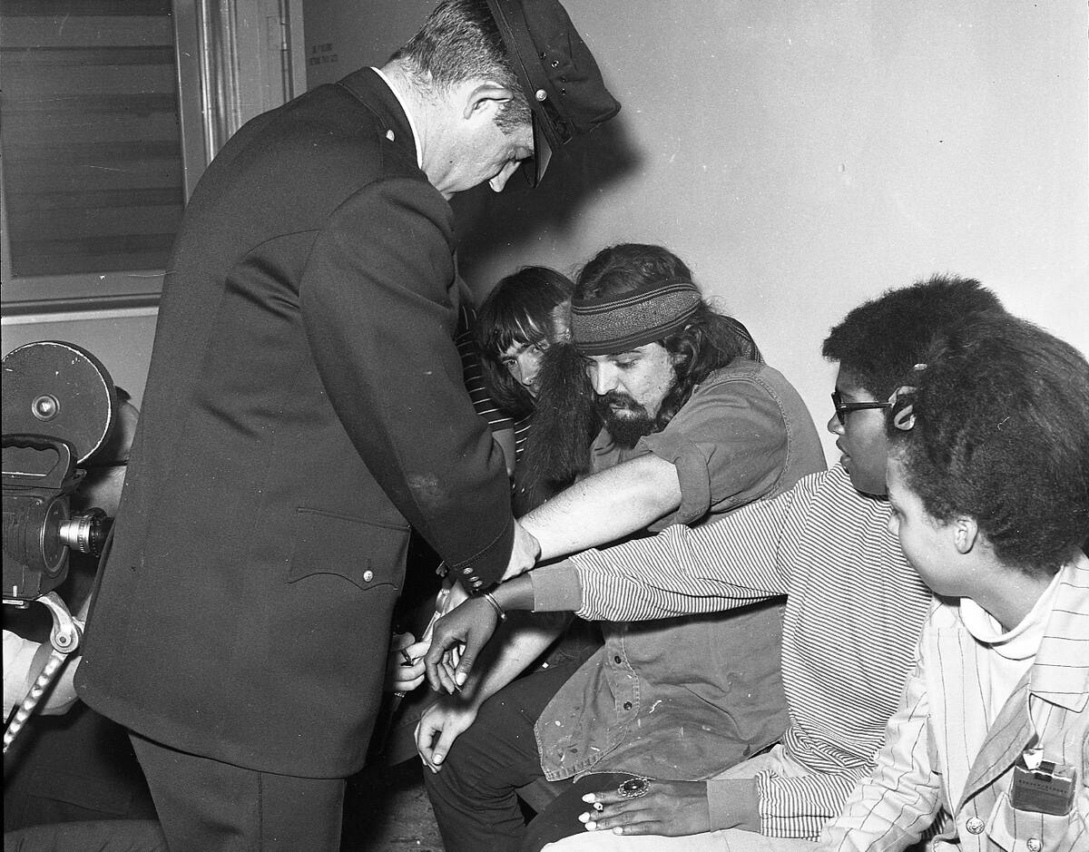 Oct. 20, 1967: Members of the Grateful Dead and friends were busted at their 710 Ashbury home by narcotics police. Ron 