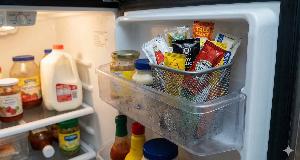 I Put This Common Office Item In My Fridge Door — Best Storage Hack Ever