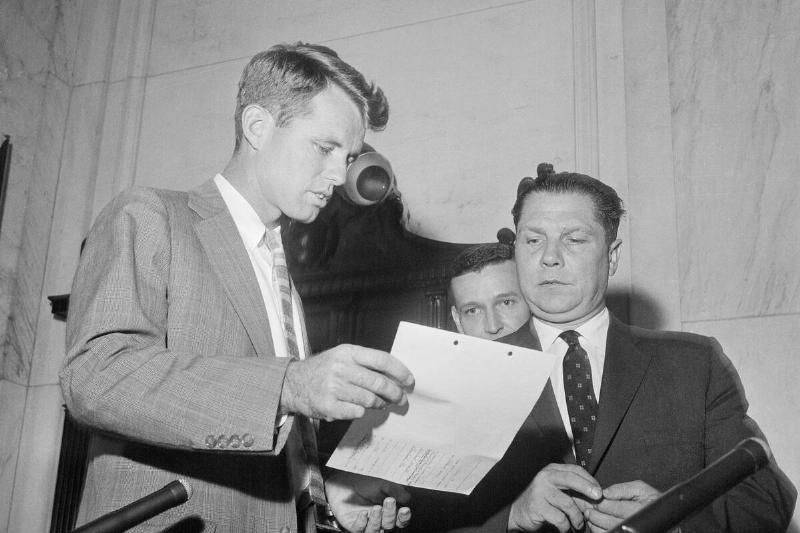 Robert F. Kennedy, George Fitzgerald and James R. Hoffa