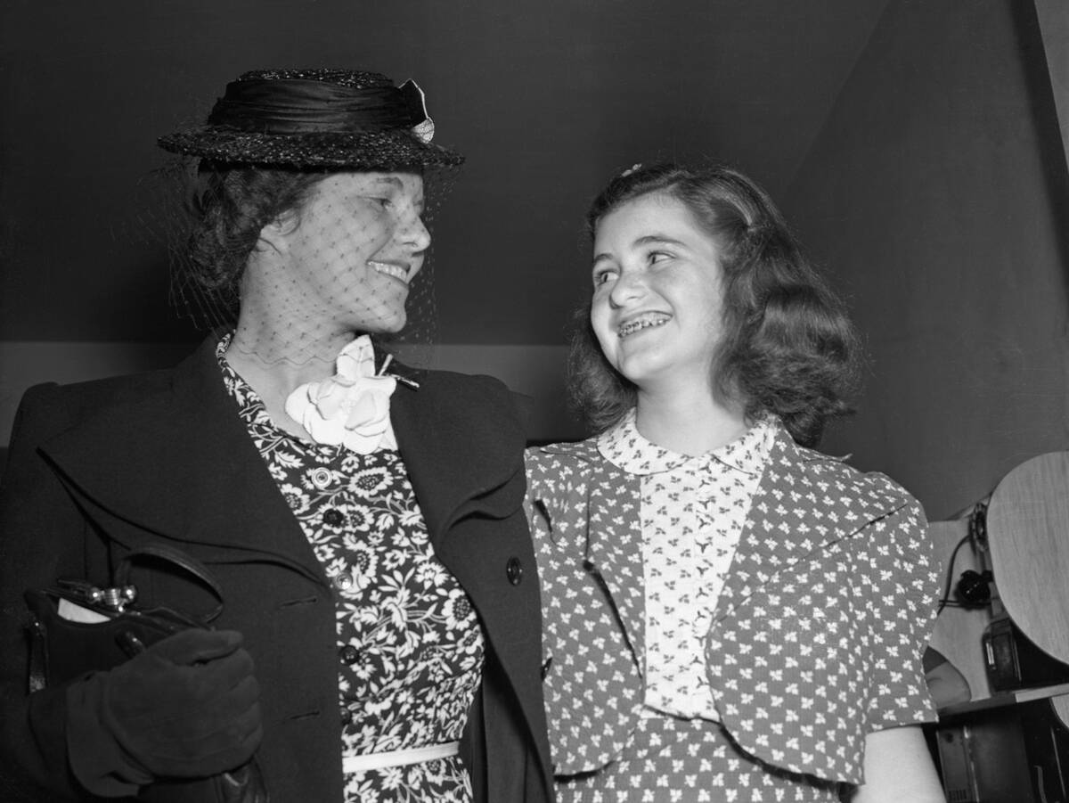 Rosemary Kennedy Greeted by Sister Jean