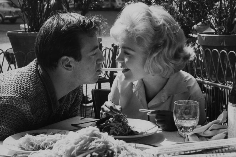 Sandra Dee And Bobby Darin Eating
