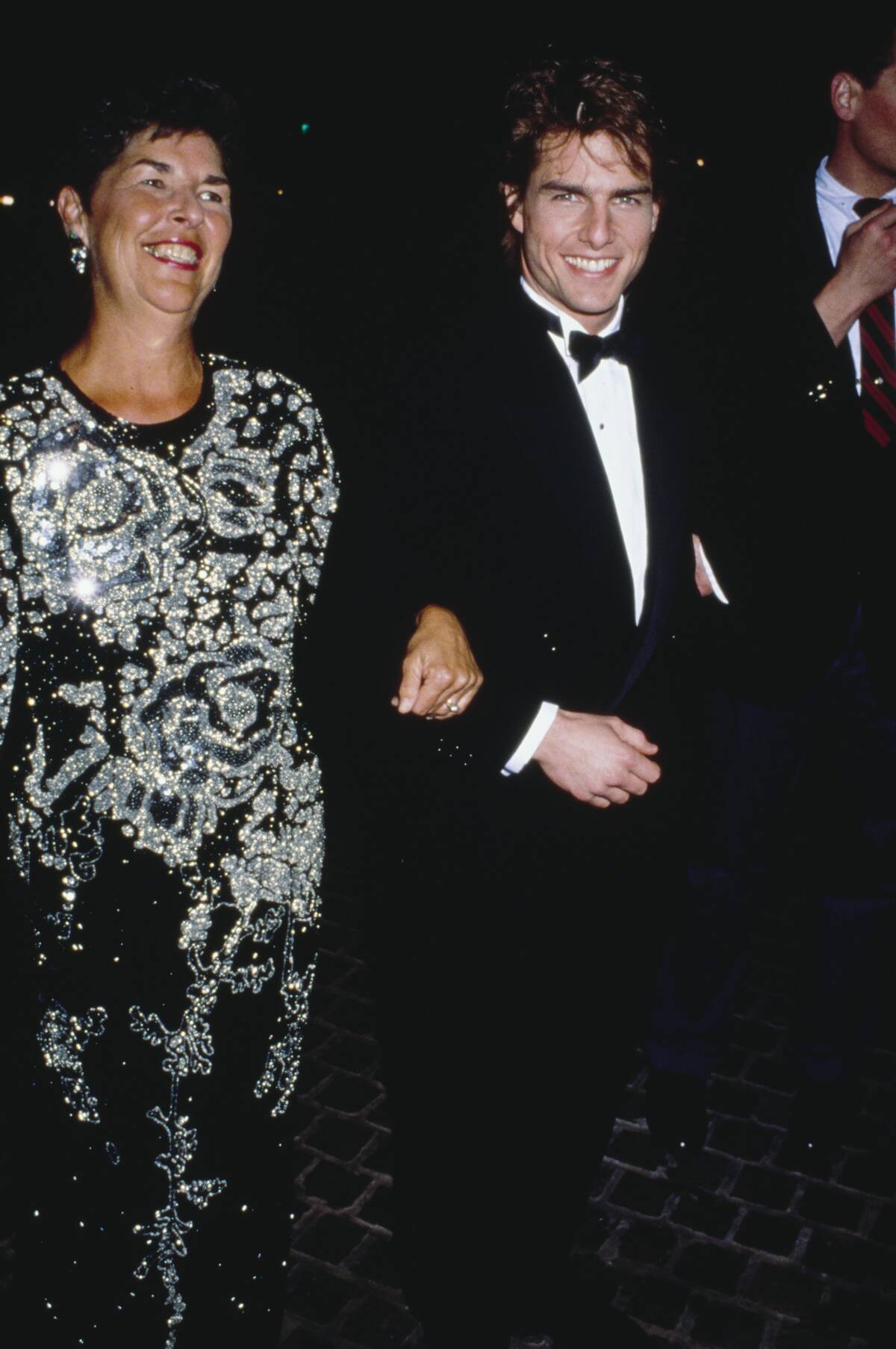 Tom Cruise And Mother Mary Lee Pfeiffer Attend 47th Annual Golden Globe Awards