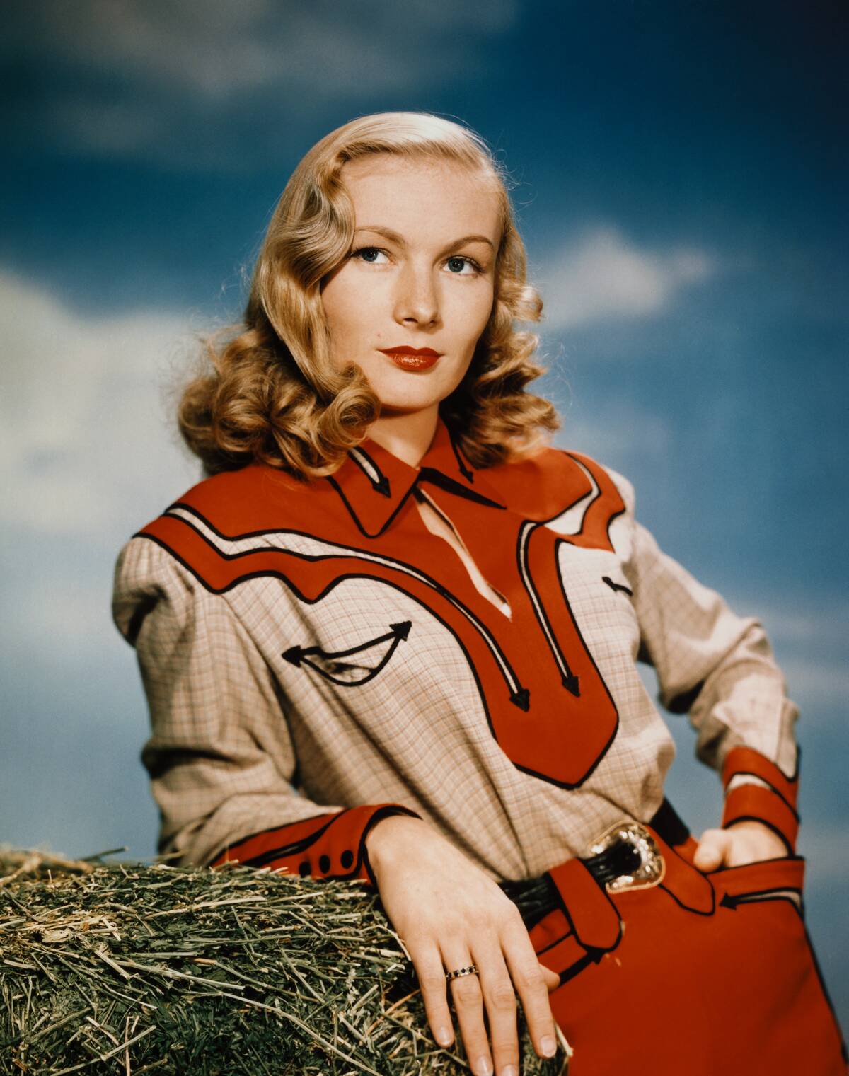 Veronica Lake in Western Attire