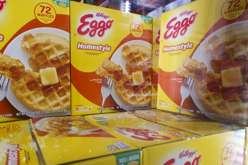 Boxes of Homestyle Eggos
