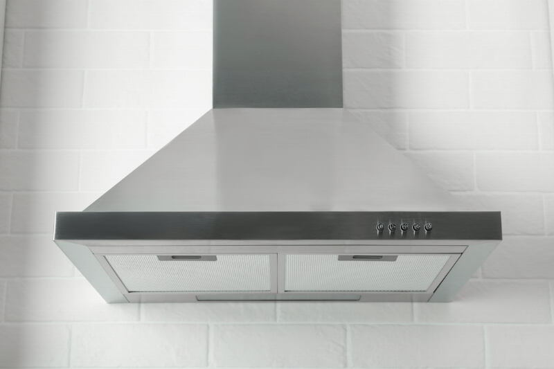 Oven vent hood.