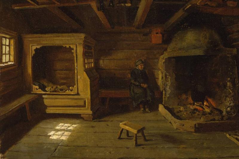 Farm Interior From Skjonne In Numedal