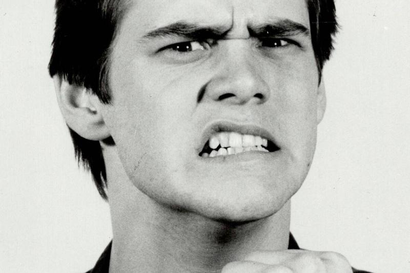 Jim Carrey: A young man of many faces, starting with Clint Eastwood...