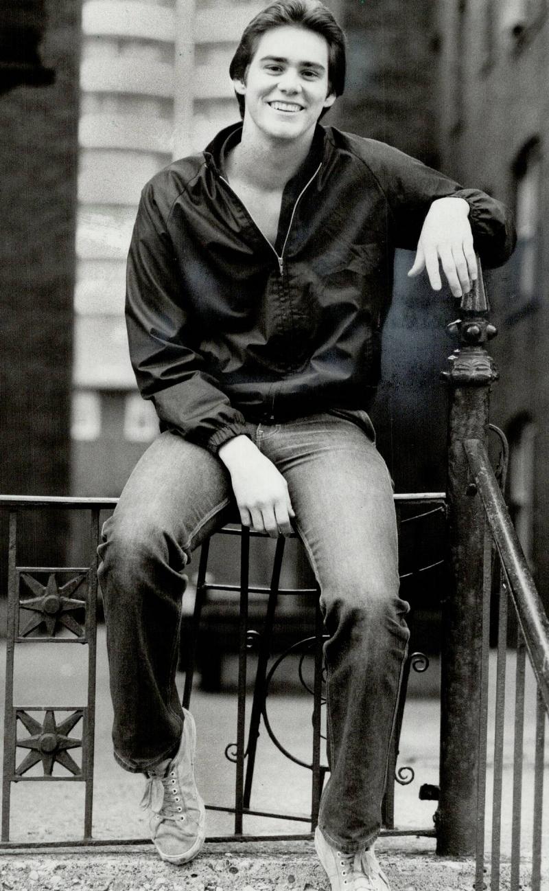 One sweet guy: Jim Carrey is just the boy next door to people who know him, however. Comic Jim Carrey seen Dec. 4, 1981 in Toronto.
