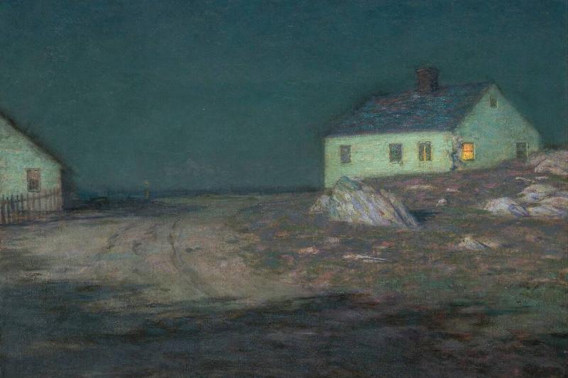 The Harbor Light, New York by Birge Harrison