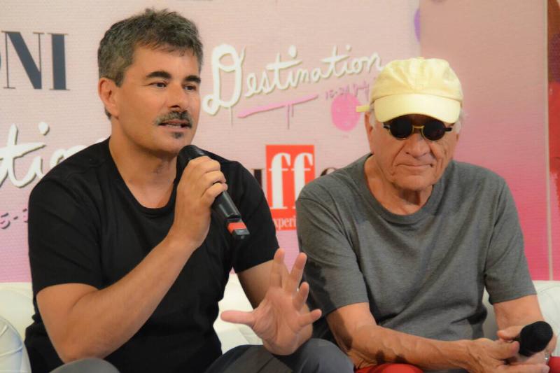 The director (L) Paolo Genovese at the Giffoni Film Festival