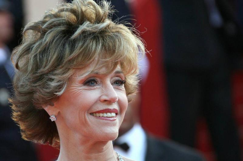 US actress Jane Fonda smiles 27 May 2007