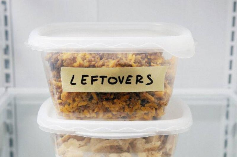 A container of leftovers.