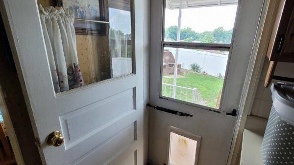 The front door of a house.