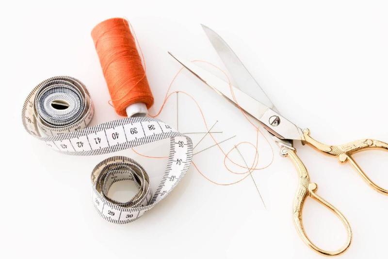 Sewing materials.
