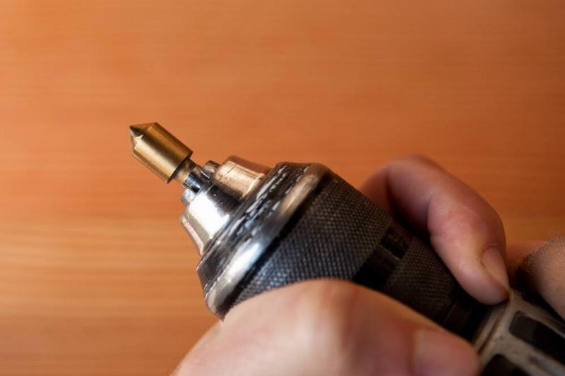 A drill bit.