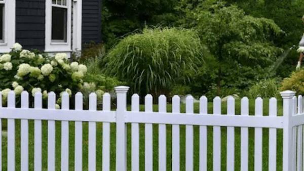 A white picket fence.