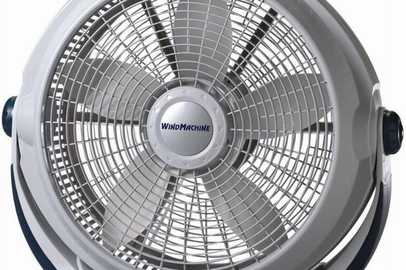 A high-speed fan.