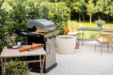 Outdoor barbecue. 