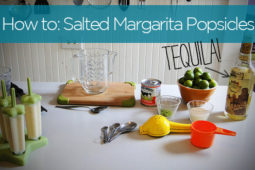 How to: Make Salted Margarita Cream Popsicles (with Tequila!)