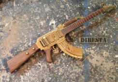 Wyclef Jean and Jimmy DiResta Make a Functional Guitar from an AK-47 Assault Rifle