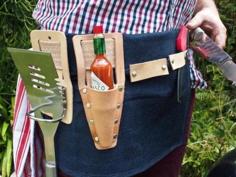 Credit: Kristin Guy [http://www.hgtv.com/holidays-and-entertaining/how-to-make-a-bbq-tool-belt/index.html]