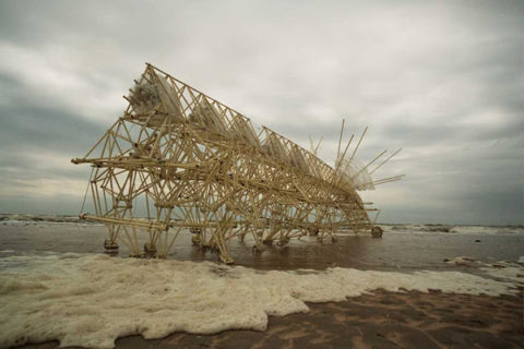 Strandbeests by Theo Jansen [http://www.strandbeest.com/photos.php]