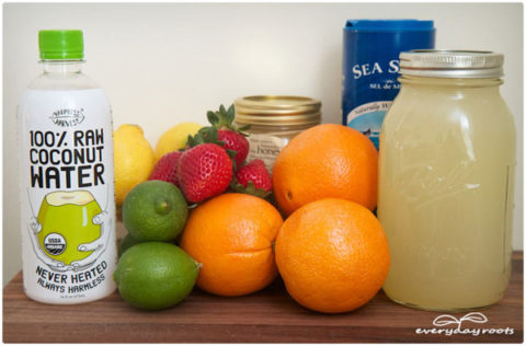 Make Your Own Electrolyte Energy Drink via Everyday Roots [http://everydayroots.com/homemade-energy-drink]