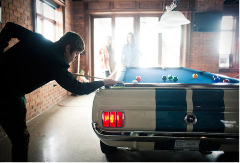 The Shelby GT 350 Pool Table