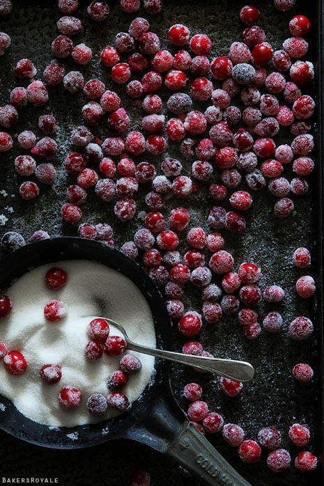 sugared cranberries recipe