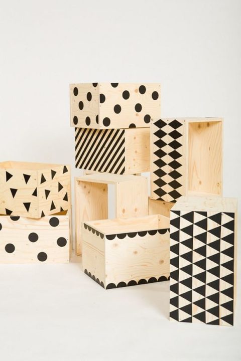 DIY Idea: Patterned crates