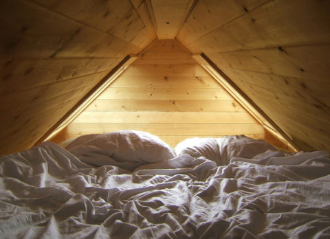 Tiny House Loft Sleeping