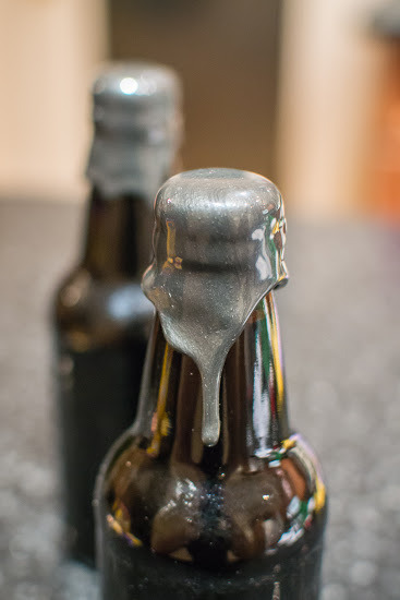 Wax Dipped Bottles