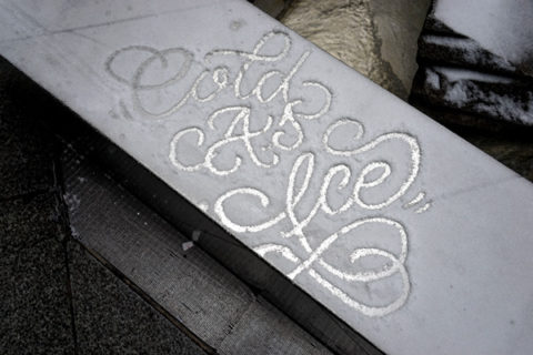 Snow Typography