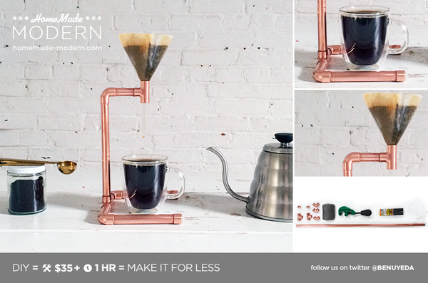 How to Create this Stylish Coffee Maker from Copper Pipe ManMadeDIY