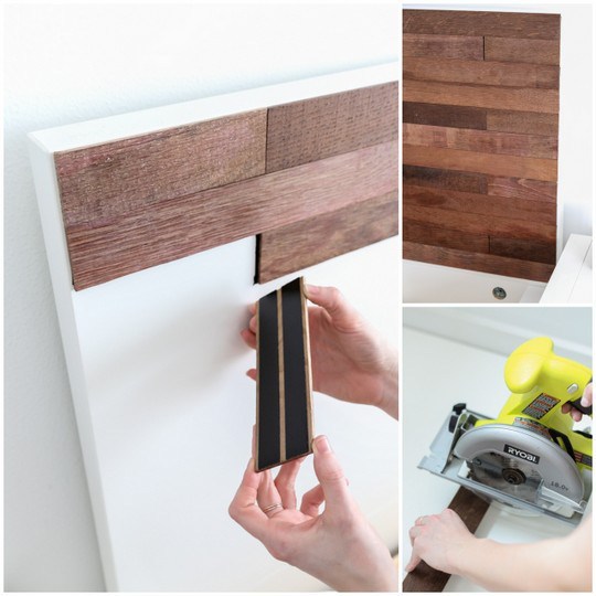 Upgrade Your Headboard with Peel and Stick Wood Boards ManMadeDIY
