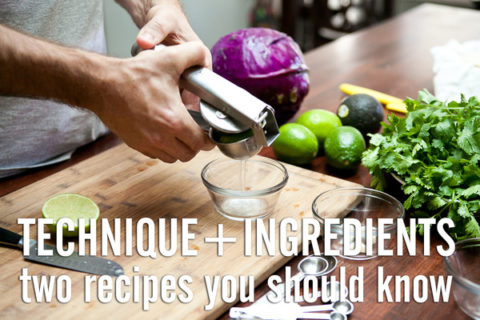 Two recipes that highlight quality ingredients and essential techniques. 