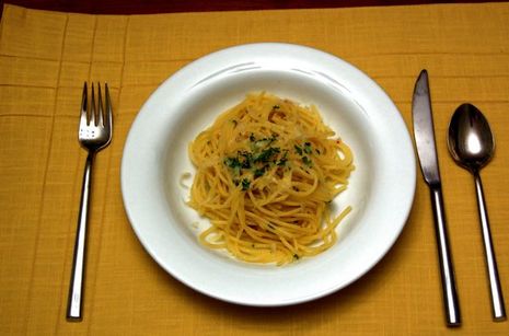 ManMade Spaghetti Aglio e Oglio Recipe