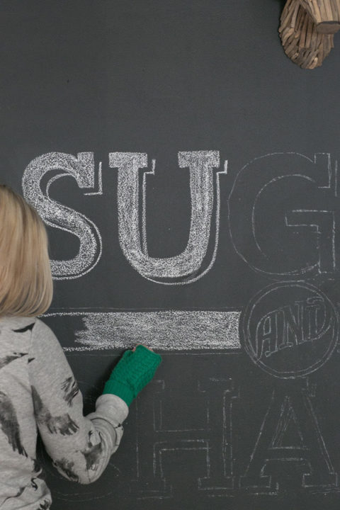 Chalkboard Wall DIY