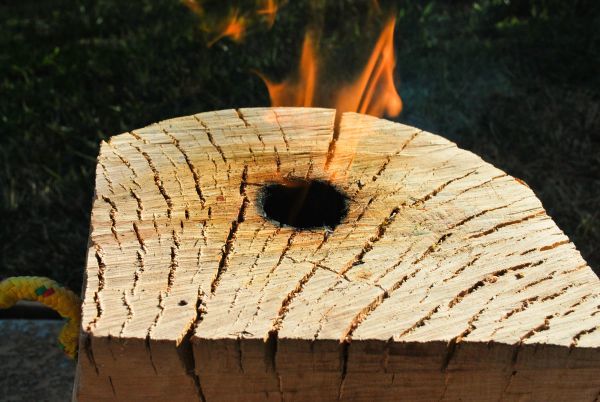 Make This! DIY Wooden Rocket Stove - ManMadeDIY