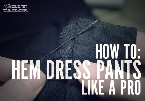 How to Hem Suit Pants  Suits Expert