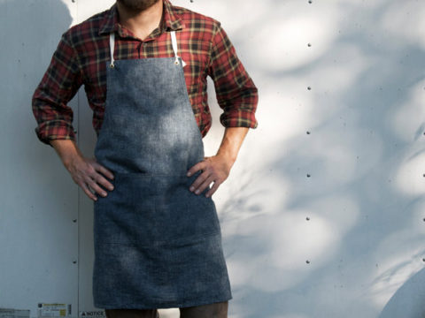 Apron No. 2 in Chambray